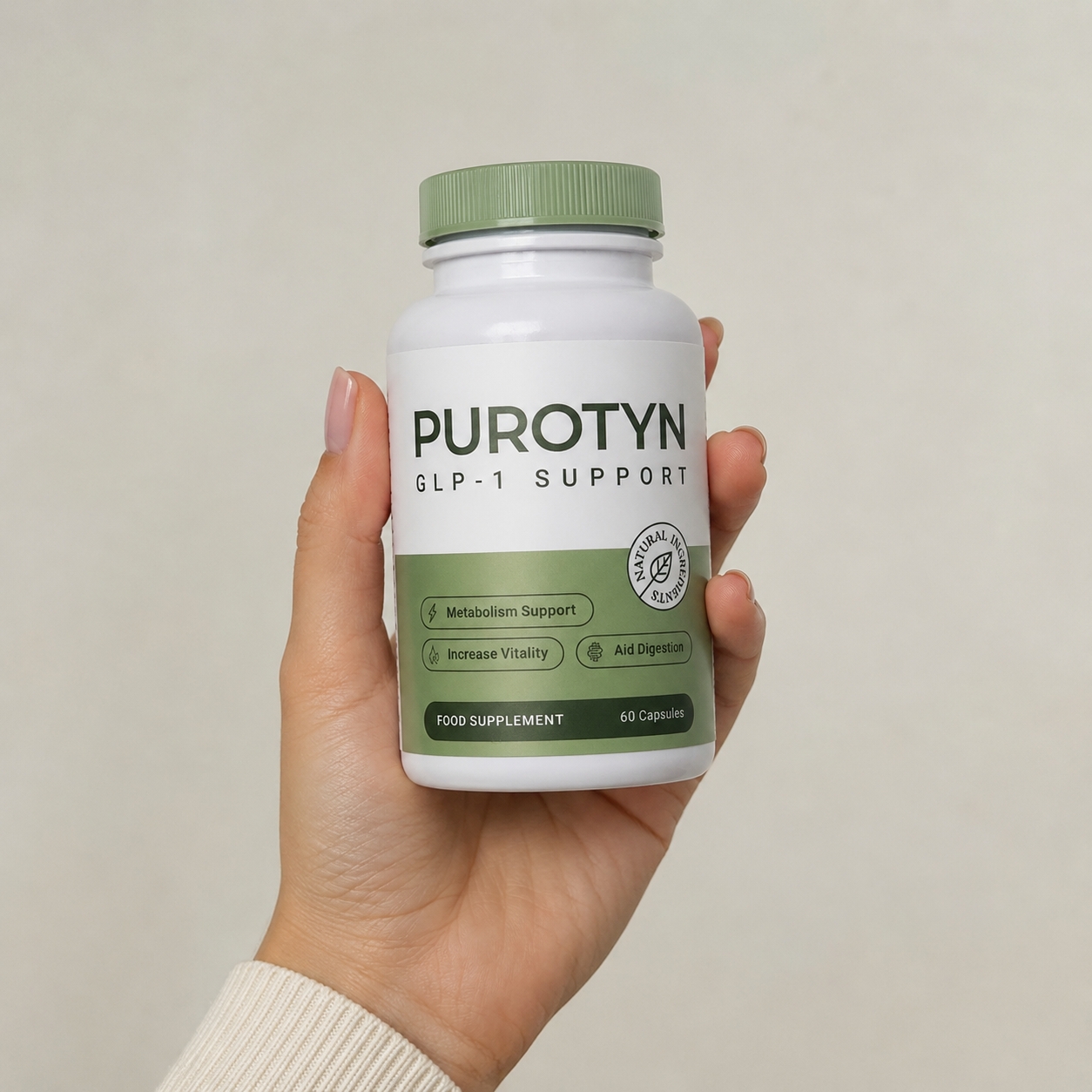 Purotyn Dose in der Hand